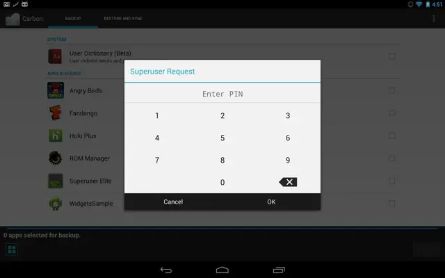 Superuser (for Android 4) android App screenshot 3